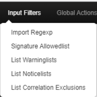Input filters